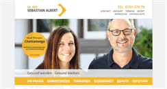 Desktop Screenshot of praxis-albert.de